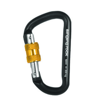 Singing Rock Mini D Screw Carabiner Utstyrskarabin